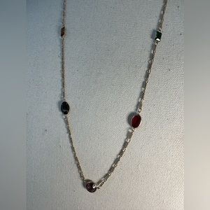 Older PARKLANE goldtone station necklace